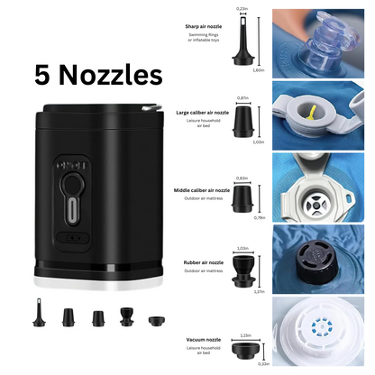 LED Portable Rechargeable Electric Air Pump Lantern