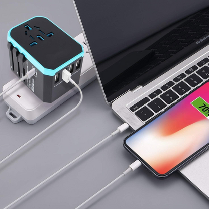 Travel Adapter Worldwide for 224+ Countries