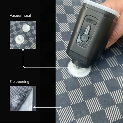 Set of 3 Vacuum Bags 19.96inx27.56in (50x70 cm)